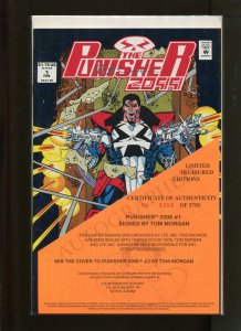 PUNISHER 2099 (9.2 OR BETTER) SIGNED BY TOM MORGAN #ED 5355/5750 