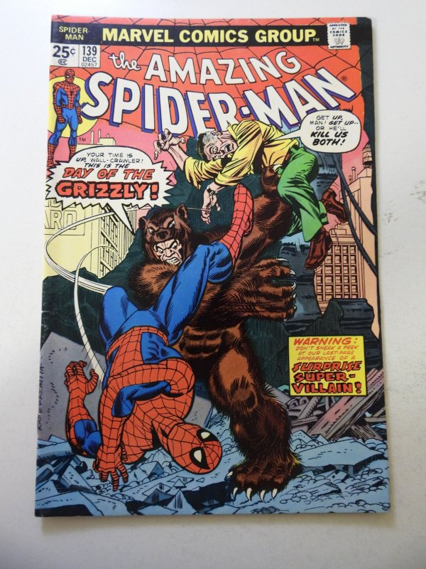 The Amazing Spider-Man #139 (1974) FN Condition MVS Intact