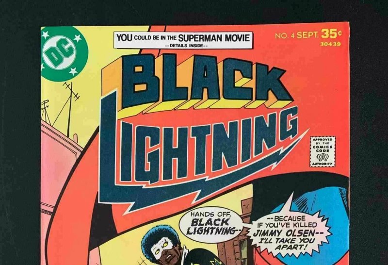 Black Lightning #4  Dc Comics 1977 Vf/Nm Newsstand 