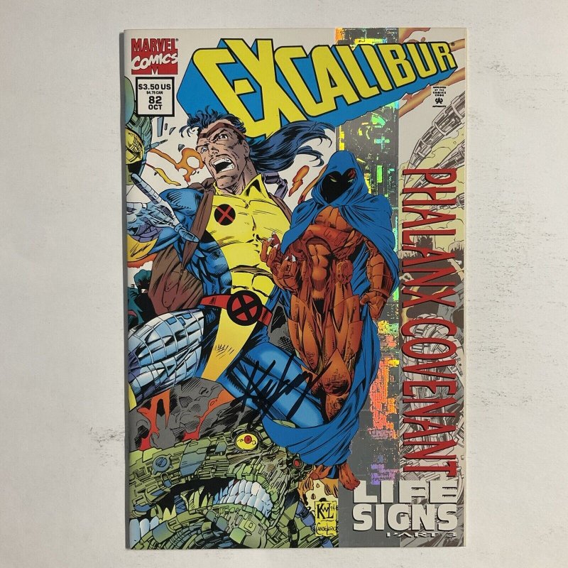 Excalibur 82 1994 Signed by Ken Lashley Marvel NM near mint