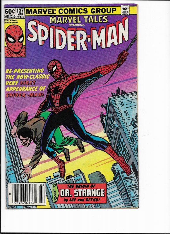 Marvel Tales #137 Newsstand Edition (1982)
