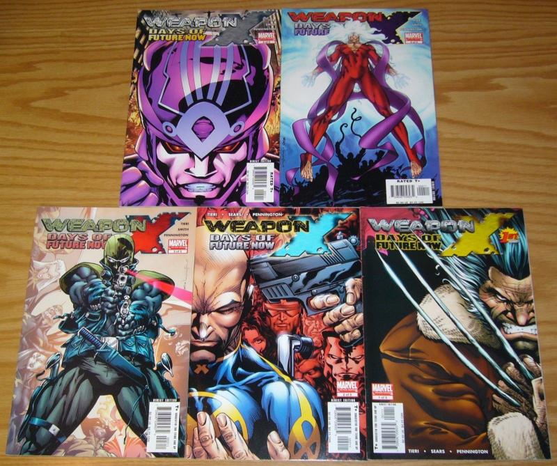 Weapon X: Days of Future Now #1-5 VF/NM complete series - wolverine - marvel set