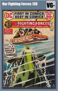 Our Fighting Forces 138 (1972) VG- Bronze Age DC War Comics