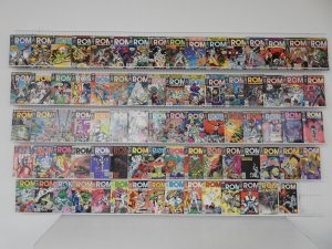 Rom 1-75 Complete Set W/ Annuals 1-4!! Avg FN Condition!