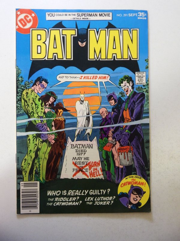 Batman #291 (1977) FN Condition