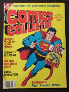 1983 COMIC COLLECTOR Magazine #1 FN 6.0 Superman 45th Anniversary