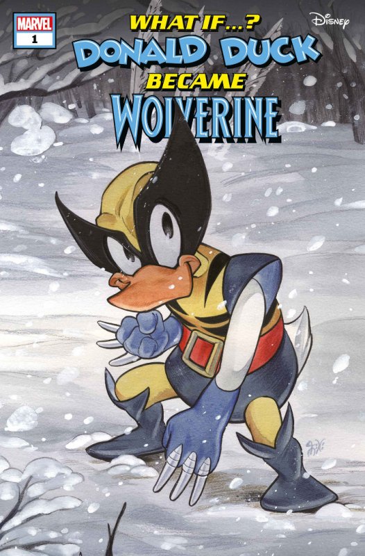 WHAT IF...? DONALD DUCK BECAME WOLVERINE #1 CVR A-D SET OF 4 (PRESALE 7/31)