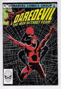 Daredevil #188 - Black Widow / Frank Miller Story (Marvel, 1982) NM-