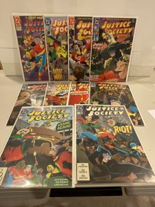 Justice Society of America Complete 1992 Series Set 1-10  VF