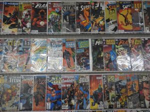 Huge Lot of 140+ Comics W/ Flash, Superman, Batman Avg. FN/VF Condition!