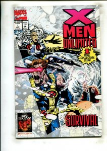 X-MEN UNLIMITED #1 (9.2) SURVIVAL!! 1993