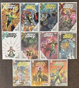 X-Men Jean Grey #1,2,3,4,5,6,7,8,9,10,11 Marvel 2017 Complete Set Lot