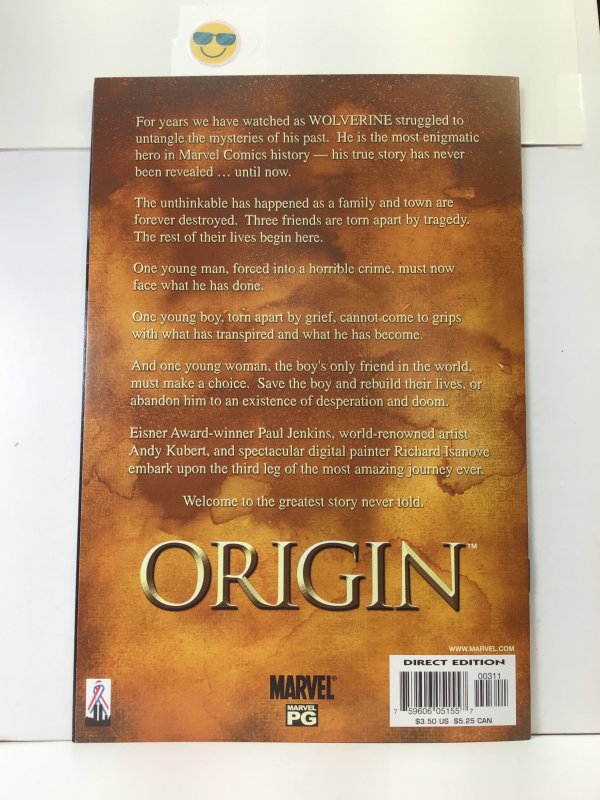 Origin #3 (2002) NM Wolverine