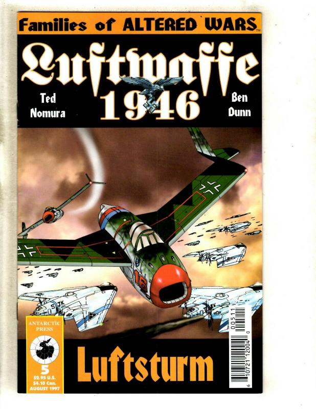 Lot Of 10 Luftwaffe 1946 Antarctic Press Comic Books # 1 2 3 4 5 6 7 8 9 10 FM8