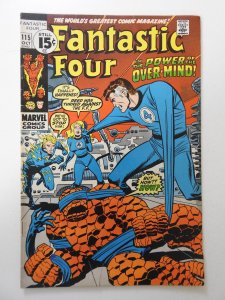 Fantastic Four #115 (1971) VG+ Condition 1 in tear fc