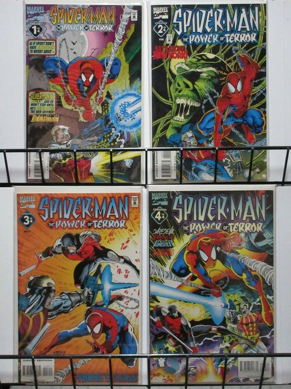 SPIDERMAN POWER OF TERROR 1-4  complete series! 