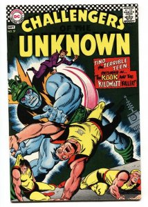 Challengers Of The Unknown #57 1967- DC Silver Age- Kook & Kilowatt VF+