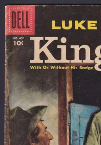 Four Color #651 King Colt GD/VG 3.0 Dell Comic 1956