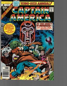 Captain America #4 Annual (Marvel, 1977) NM-