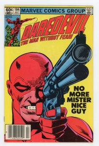 Daredevil #184 Frank Miller Punisher Newsstand VF