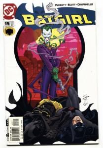 BATGIRL #15-2001-DC-comic book-Joker cover NM-