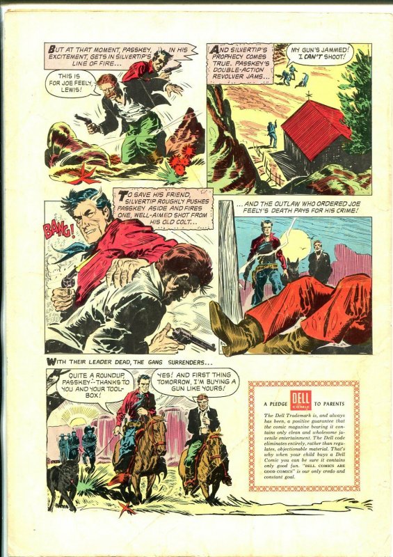 Silvertip-Four Color Comics #637-1955-Dell-Kinstler-Max Brand-VG-