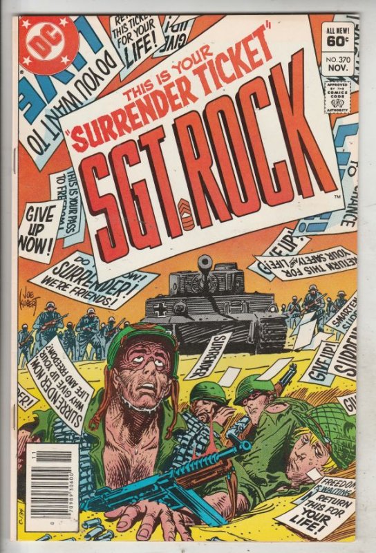 Sgt. Rock #370 (Nov-82) NM- High-Grade Sgt. Rock