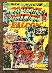 Captain America + Falcon #177 NM- Includes MVS 1974