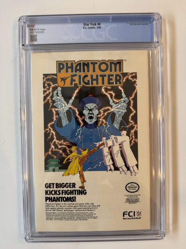 Star Trek #8 CGC 9.8 (1990)