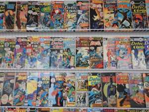 Huge Lot of 150+ Golden-Bronze Comics W/ Batman, World's Finest, Superman