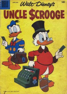 Uncle Scrooge (Walt Disney) #22 VG ; Dell | low grade comic June 1958 Donald Duc