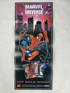 Spider Man poster Marvel Universe Trading Cards 1992 skybox  Vintage Rare  7.0