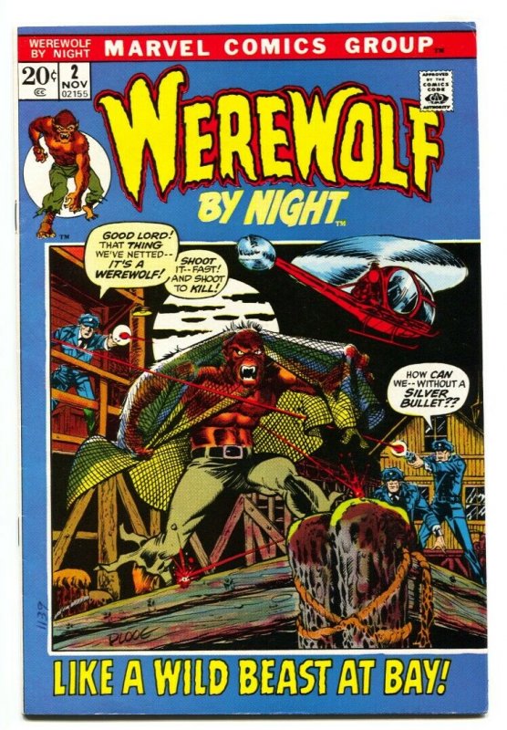 Werewolf By Night #2 comic book Marvel-Mike Ploog FN/VF