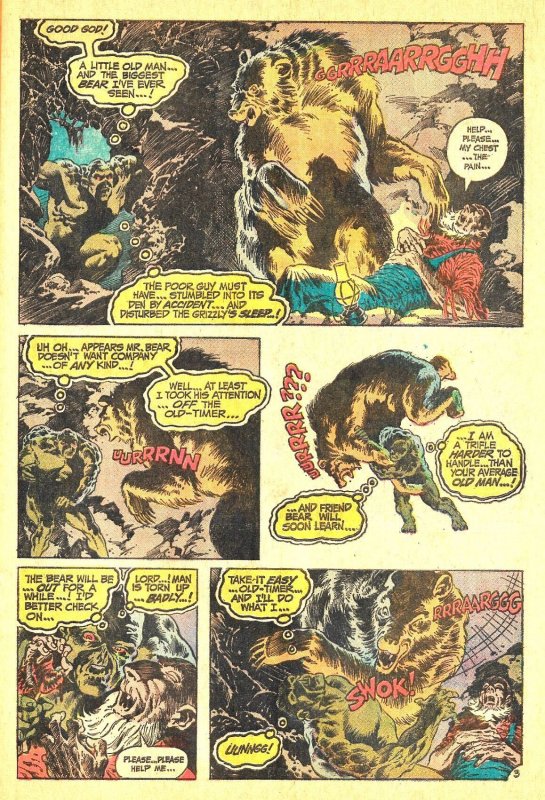 SWAMP THING #8 (Jan1974) 5.5 FN-  Len Wein & Bernie Wrightson! Tunnel Lurker!