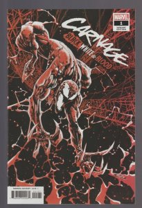 CARNAGE BLACK WHITE AND BLOOD #1 OTTLEY VARIANT  1 ST APP Lucius Marius SETH