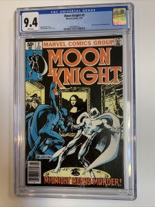 Moon Knight (1981) #3 (CGC 9.4) 1st Appearance Of Midnight Man | Newsstand