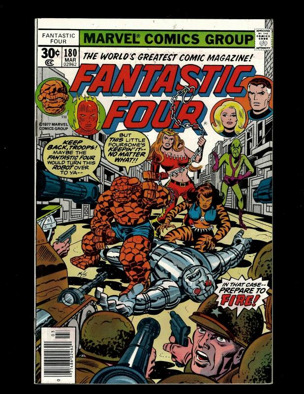 Lot of 8 Fantastic Four Marvel Comic Books #178 179 180 181 182 183 184 185 GK18