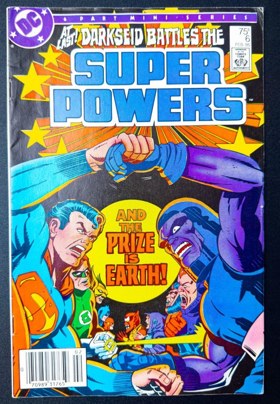 Super Powers #6 (1986) - [KEY] Darkseid vs. Superman - FN/VF