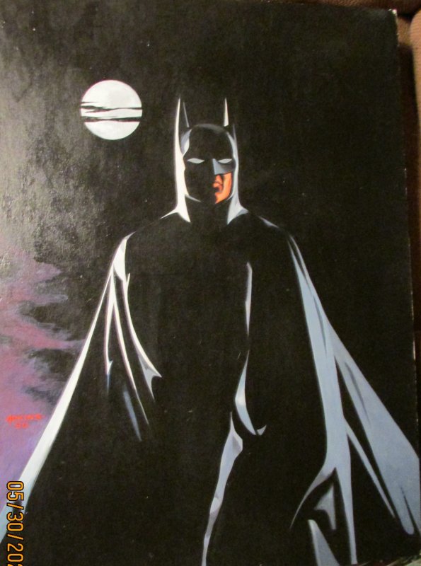 BATMAN BY MOONLIGHT PAINTING DAN ADKINS