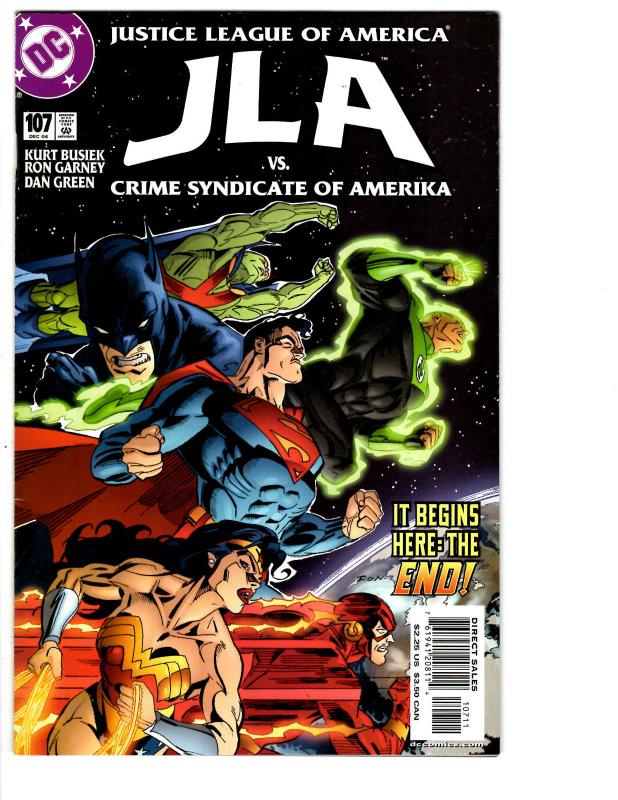 5 JLA DC Comic Books # 106 107 108 109 110 Batman Superman Flash Lantern BH13 