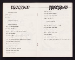 San Diego Comic Con West Coast Program 1972 - Jack Kirby Wraparound cover (8.0)