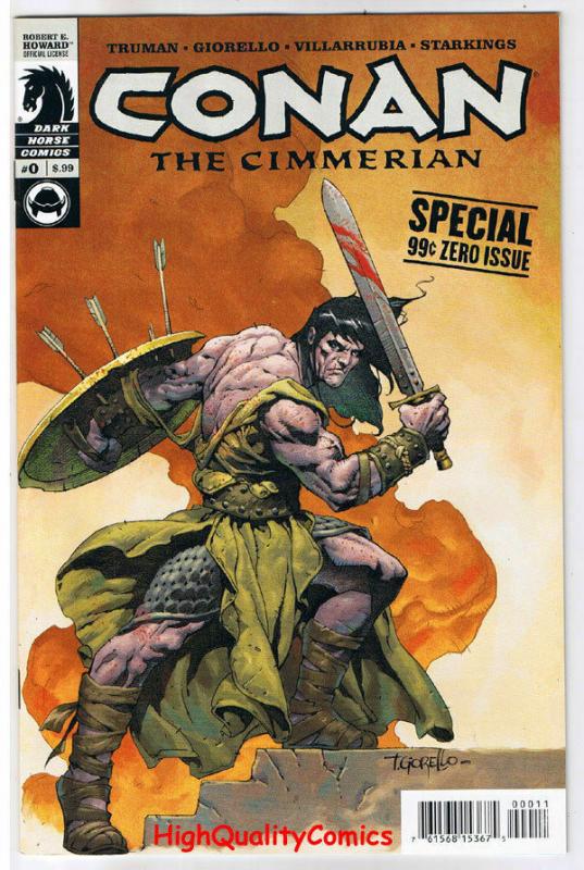 CONAN the CIMMERIAN #0, NM, Tim Truman, Giorello, 2008, more Conan in our  store