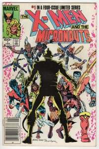 X Men and Micronauts #1 ORIGINAL Vintage 1983 Marvel Comics Newsstand