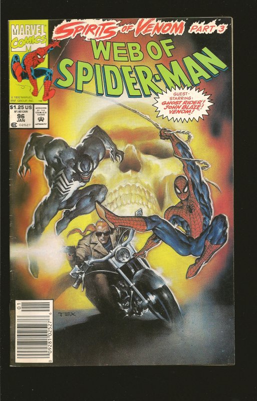 Marvel Comics Web Of Spider-Man Vol 1 No 96 January 1993