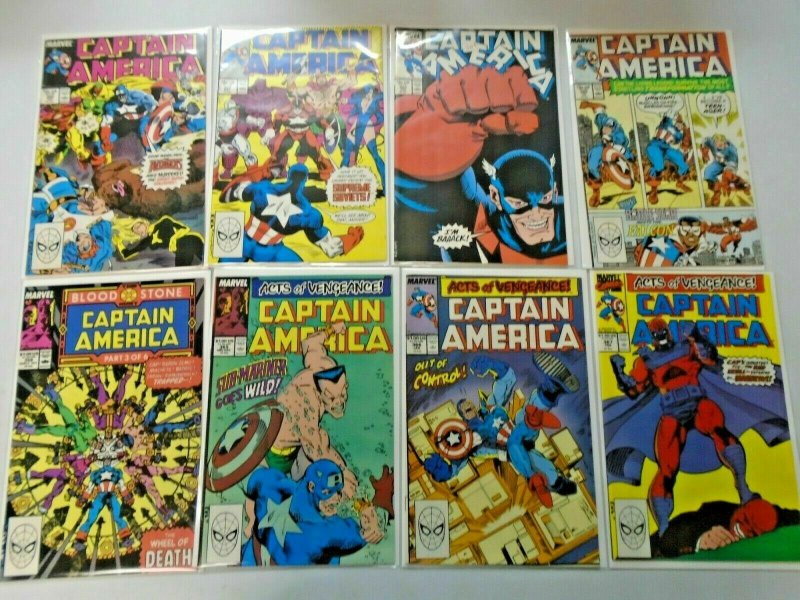 Captain America Comic Lot From #352-399 37 Different Average 8.0 VF (1989-1992)