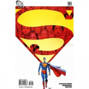 Superman #701 SET OF TWO COVERS BAGGED AND BOARDED NEAR MINT.