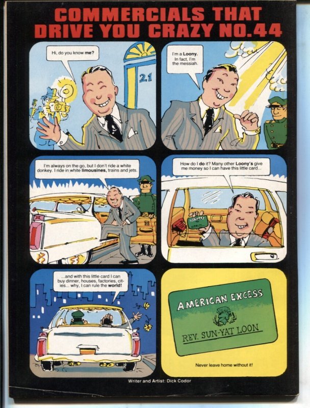 Crazy Magazine #88 1982 Marvel comics X-Men & Dr Strange