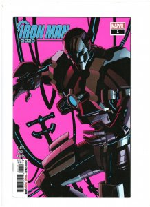 Iron Man 2020 #1 VF/NM 9.0 Marvel Comics 2020 Dan Slott, Woods Variant