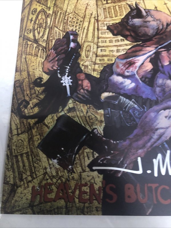 Oink Heaven’s Butcher # 1 (1995) Variant • Kitchen Sink • Signed By John Mueller