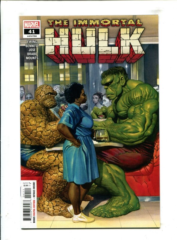 Immortal Hulk 2PC #41 - Alex Ross + Joe Bennett Covers (9.2ob) 2020